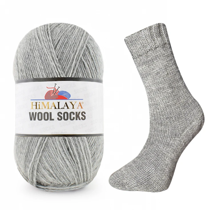 Włóczka skarpetkowa Himalaya Wool Socks S-839 / szary