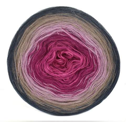 KOKONEK Merino 472 - Fumo/cappuccino/ametyst/jeżyna/piwonia