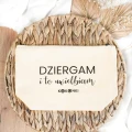 Etui/saszetka bawełniana KOKONKI "Dziergam..." / duża