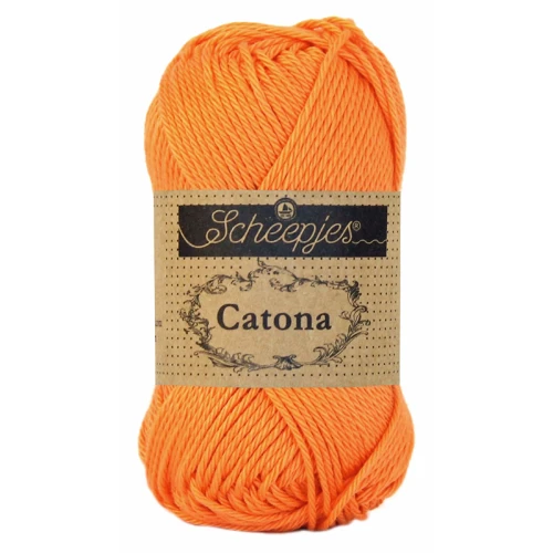 Włóczka Scheepjes Catona 386 / 50 g - brzoskwinia