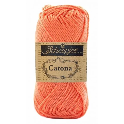 Włóczka Scheepjes Catona 410 / 50 g - koral