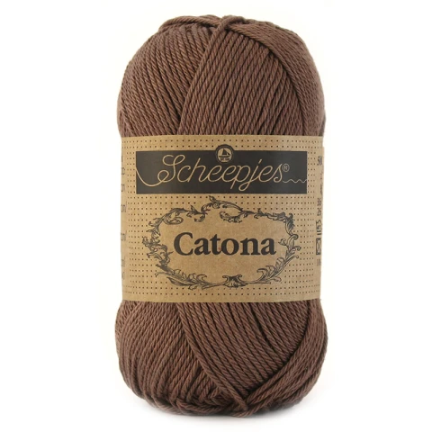 Włóczka Scheepjes Catona 507 / 50 g - czekolada