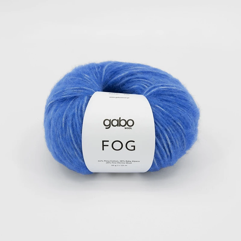 Włóczka Gabo Wool Fog 6176 / chabrowy niebieski