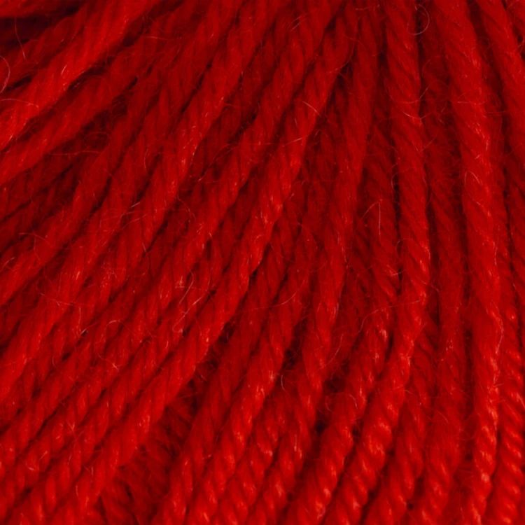 Włóczka Gabo Wool Baby Alpaca 1301 / szkarłatna czerwień