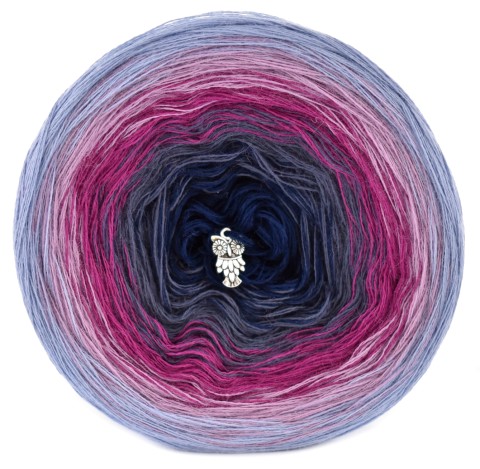 KOKONEK Merino 479 - Jasne indygo/ametyst/jeżyna/fumo/granat