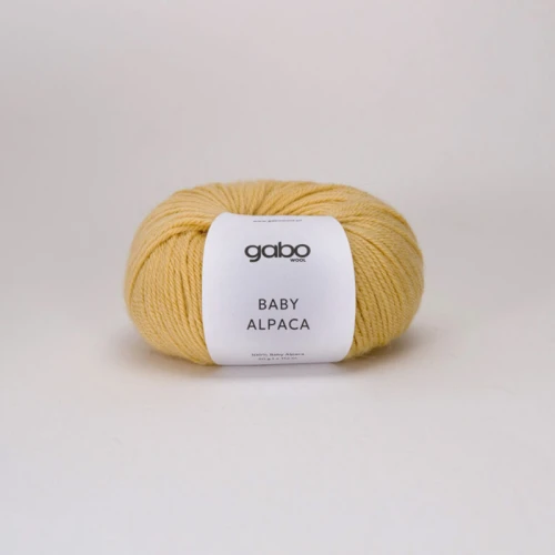 Włóczka Gabo Wool Baby Alpaca 1922 / maślany