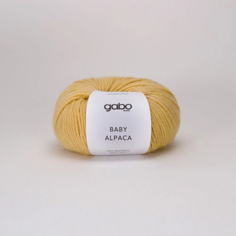 Włóczka Gabo Wool Baby Alpaca 1922 / maślany