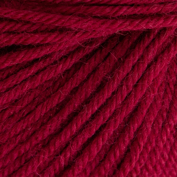 Włóczka Gabo Wool Baby Alpaca 1216 / burgundowa czerwień