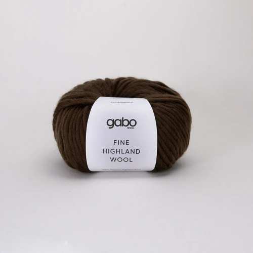 Włóczka Gabo Wool Fine Highland Wool 2351 / wenge