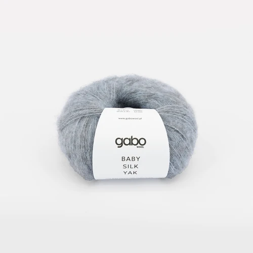 Włóczka Gabo Wool Baby Silk Yak 9452 / jasny błękit