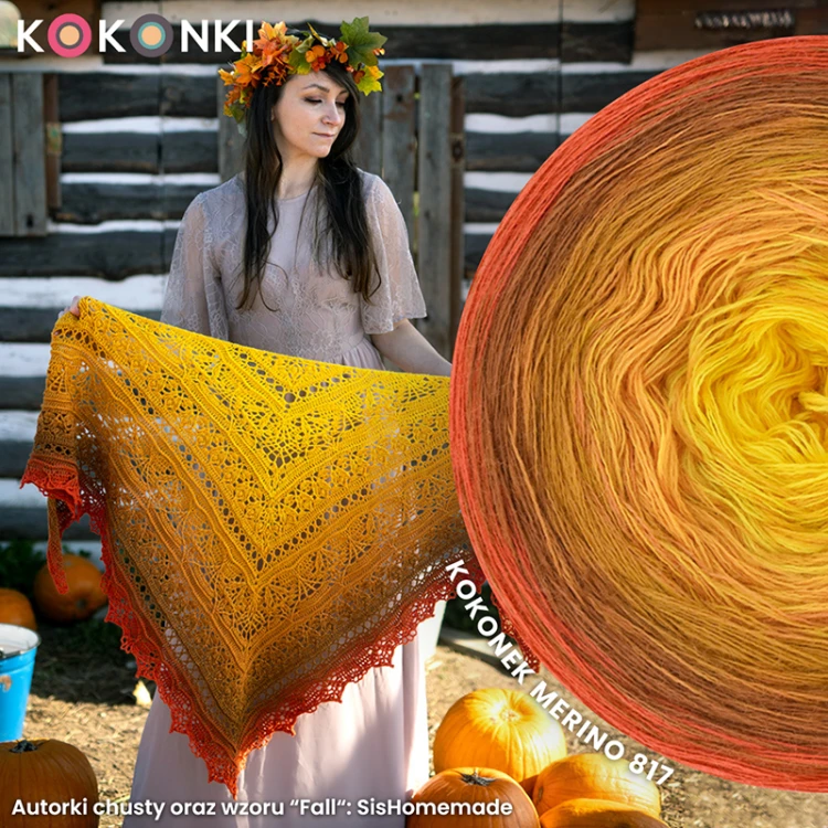 Autorki chusty oraz wzoru “Fall“: SisHomemade