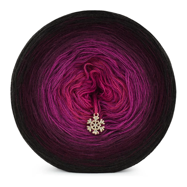 KOKONEK Merino 819 Light up - Czekolada/wino/burak/jeżyna/fuksja