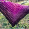 KOKONEK Merino 819 Light up - Czekolada/wino/burak/jeżyna/fuksja