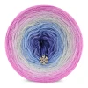 KOKONEK Merino 821 Icy pink Christmas - Chłodny róż/jasny róż/jasny szary melanż/jasny niebieski/atrament