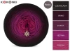 KOKONEK Merino 819 Light up - Czekolada/wino/burak/jeżyna/fuksja