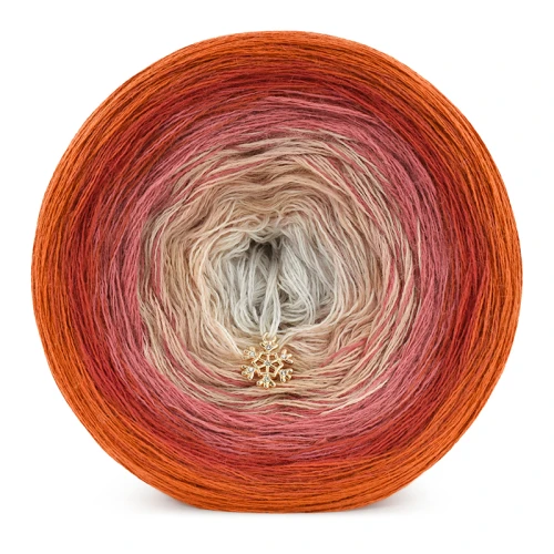 KOKONEK Merino 822 Santa, I'm waiting - Koniak/cegła/malwa/ciepły beż/jasny beż