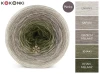 KOKONEK Merino 824 - Lniany/safari/orzech melanż/khaki/khaki melanż