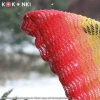 KOKONEK Merino 829 Let's decorate - Bordo/czerwień/jarzębina/złoty/limetka