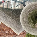 KOKONEK Merino 824 - Lniany/safari/orzech melanż/khaki/khaki melanż