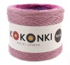 KOKONEK Merino 490 - Brudny róż/piwonia/jeżyna/fiolet