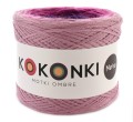 KOKONEK Merino 490 - Brudny róż/piwonia/jeżyna/fiolet