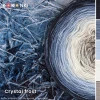KOKONEK Merino 825 Crystal frost - Melanit/szaroniebieski melanż/jasny błękit/jasny beż/cappuccino
