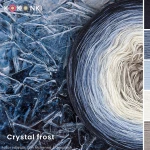 KOKONEK Merino 825 Crystal frost - Kruczy/szaroniebieski melanż/jasny błękit/jasny beż/cappuccino