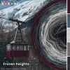 KOKONEK Merino 828 Frozen heights - Wino melanż/patyna melanż/jasny szary melanż/średni szary/ciemny szary melanż