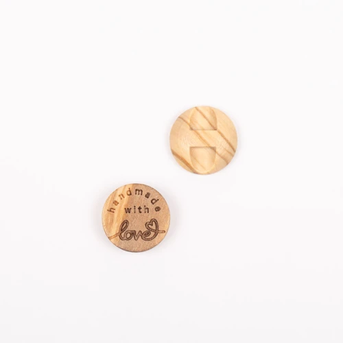 Guzik Drops drewniany / 15 mm / handmade with love / 805
