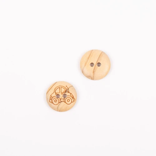 Guzik Drops drewniany / 15 mm / auto / 806