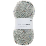 Włóczka skarpetkowa Rico Design Superba Tweed 4ply 007 / jasny szary