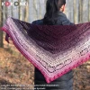 KOKONEK Merino 823 Home, sweet home - Fuksja/brudny róż/nude/blady fiolet melanż/wino