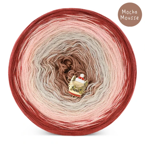 KOKONEK Nature NT064 Mocha Mousse 1 - Cegła/łososiowy/beż/kakao