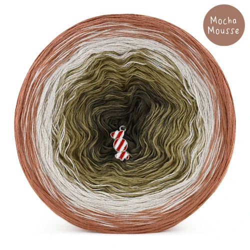 KOKONEK Nature NT032 Mocha Mousse 3 - Kakao/popielaty/ciemna oliwka/khaki