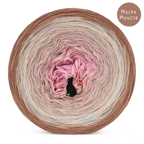 KOKONEK Nature NT031 Mocha Mousse 4 - Kakao/beż/brudny róż/malinowy róż
