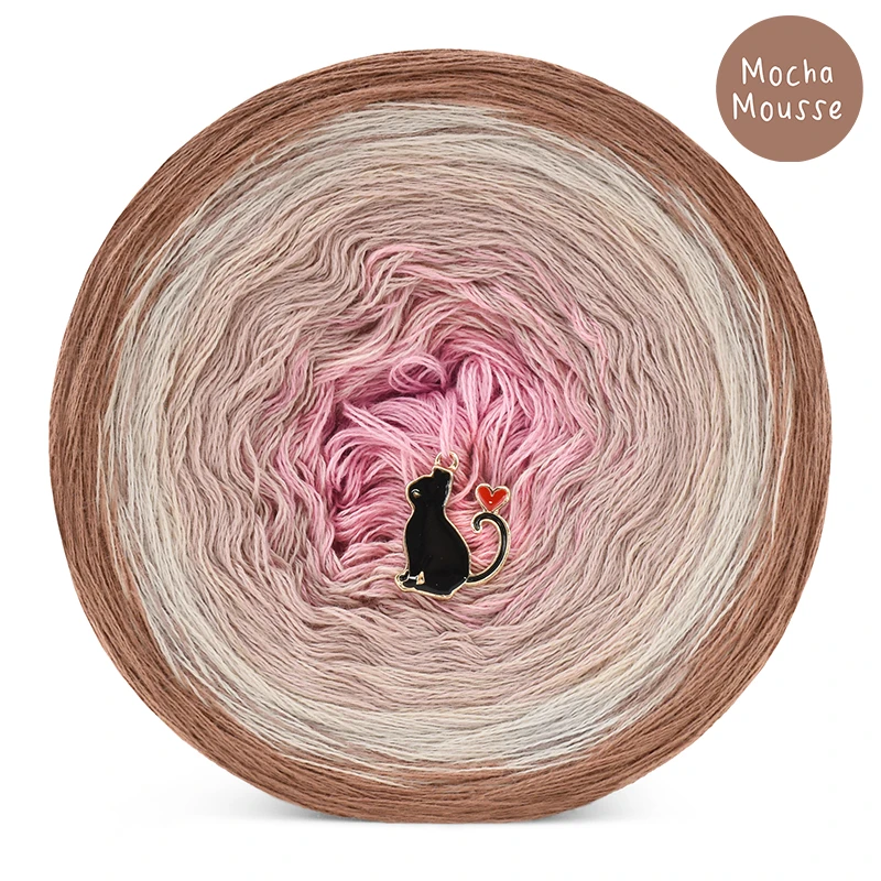 KOKONEK Nature NT031 Mocha Mousse 4 - Kakao/beż/brudny róż/malinowy róż