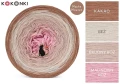 KOKONEK Nature NT031 Mocha Mousse 4 - Kakao/beż/brudny róż/malinowy róż