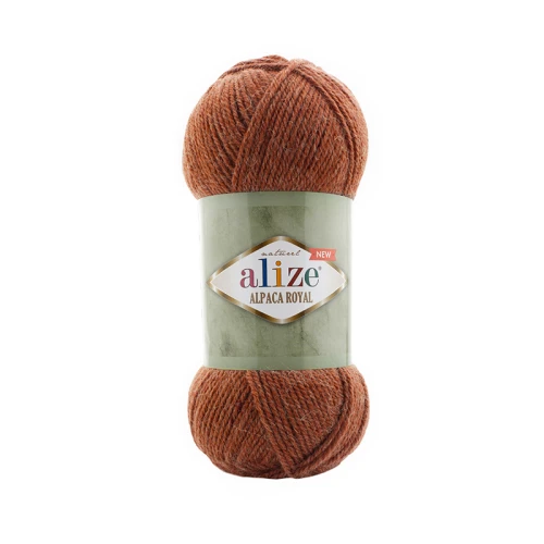 Włóczka Alize Alpaca Royal New 597 / kasztan