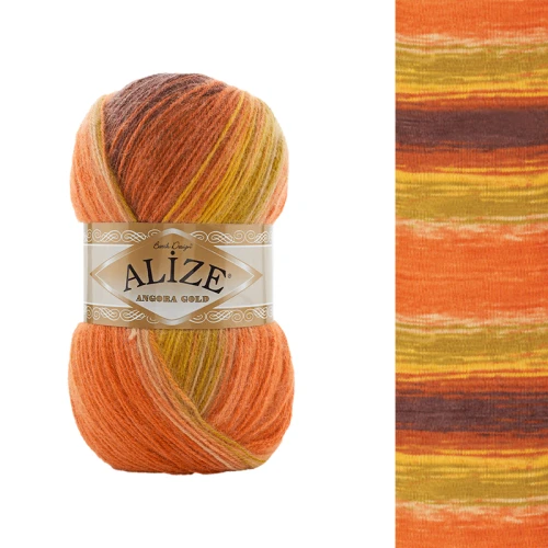 Włóczka Alize Angora Gold Batik 8015