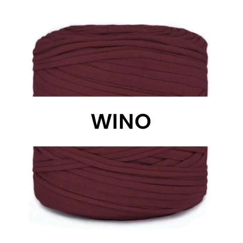 T-shirt Yarn Cotton Spaghetti / wino