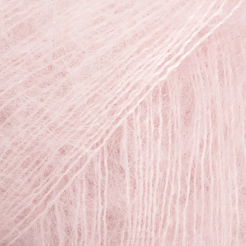 Włóczka Drops Kid-Silk 63 / pudrowy róż / uni color