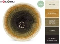 KOKONEK Nature NT065 TSJ Sorpresa - Migdał/bursztyn/ciemna oliwka/khaki/gorzka czekolada