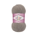 Włóczka Alize Cotton Gold  827 / szarobeżowy / 100g 