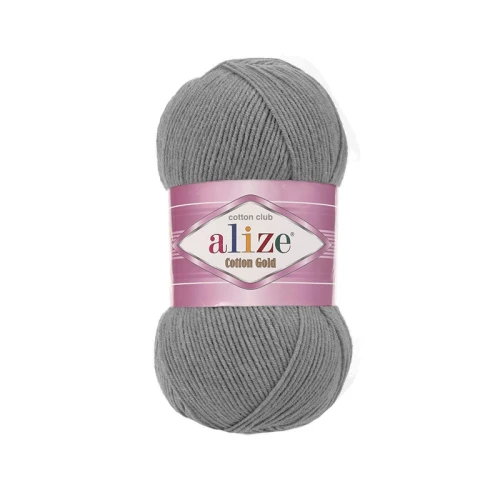 Włóczka Alize Cotton Gold  828 / gołębi / 100g