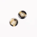 Guzik Drops imitacja rogu mocha / 18 mm / 712