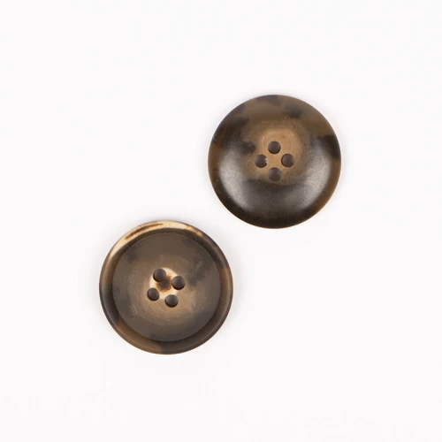 Guzik Drops imitacja drewna orzech / 23 mm / 704