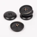 Guzik Drops imitacja drewna opalane / 23 mm / 706