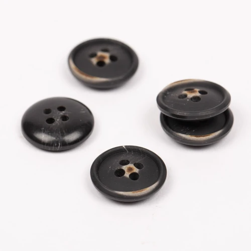 Guzik Drops imitacja drewna opalane / 15 mm / 705