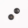 Guzik Drops imitacja drewna opalane / 15 mm / 705