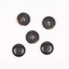 Guzik Drops imitacja drewna opalane / 15 mm / 705